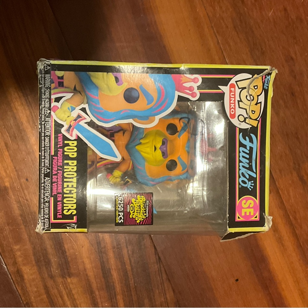 Funko Pop 2022 Fundays Blacklight Battle Pop Protectors LE6250